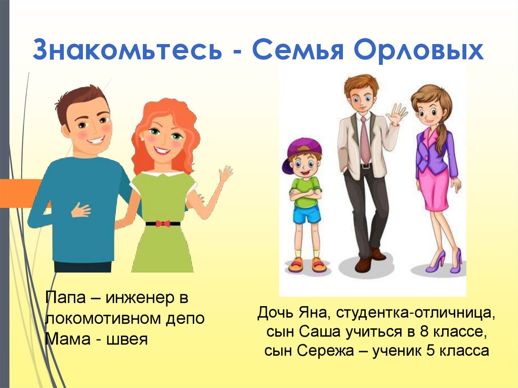 Знакомьтесь - Семья Орловых