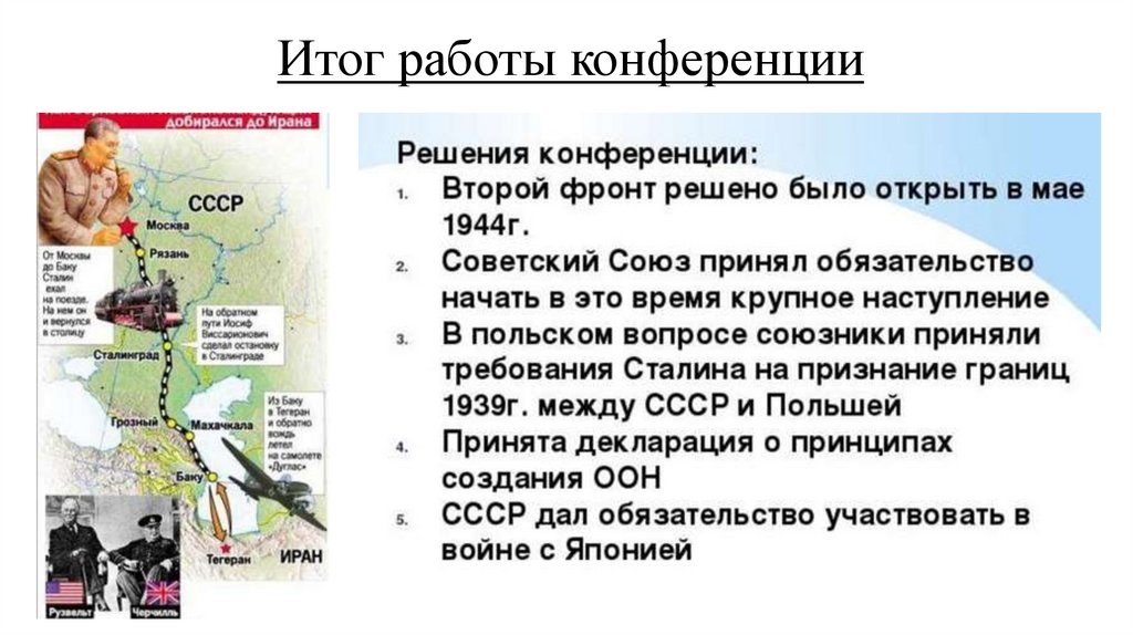 Итог работы конференции