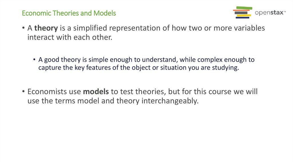 Economic Theories and Models