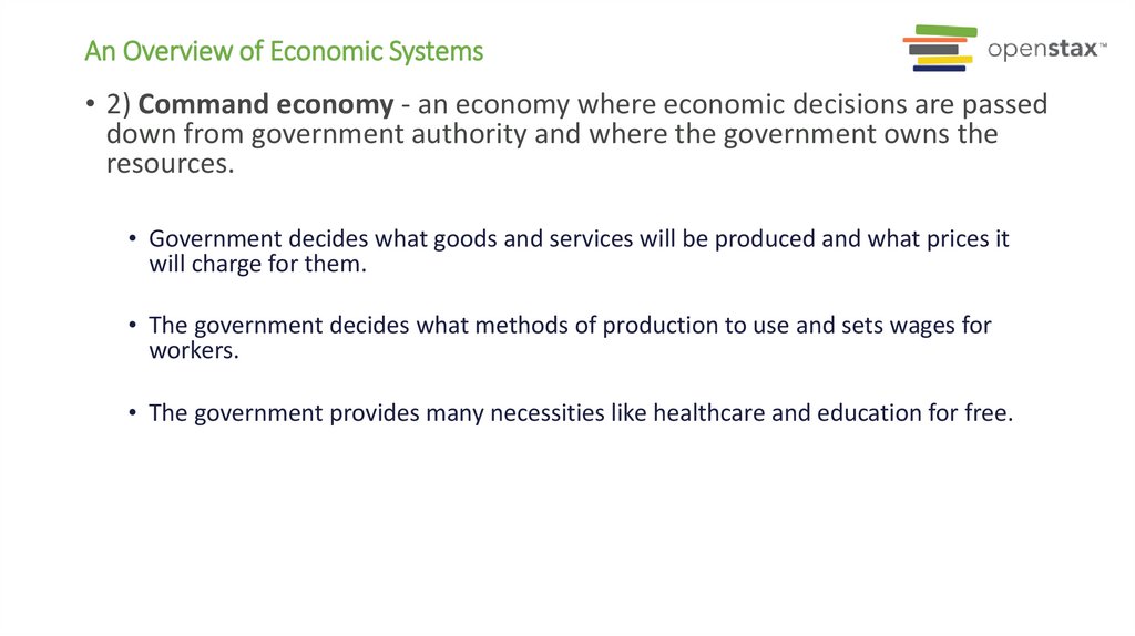 An Overview of Economic Systems