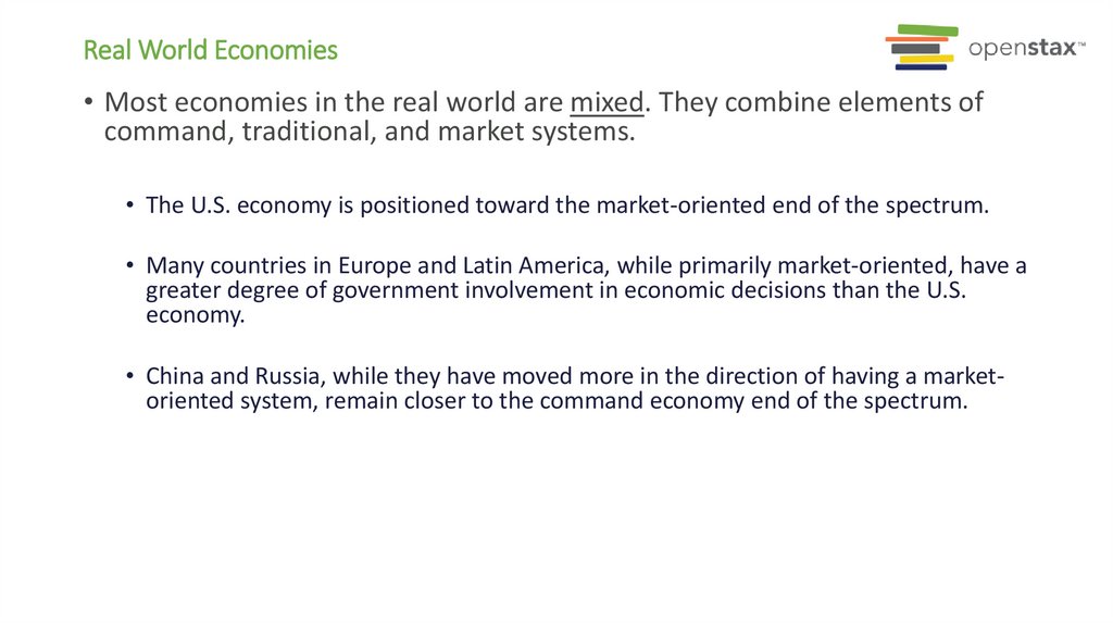 Real World Economies