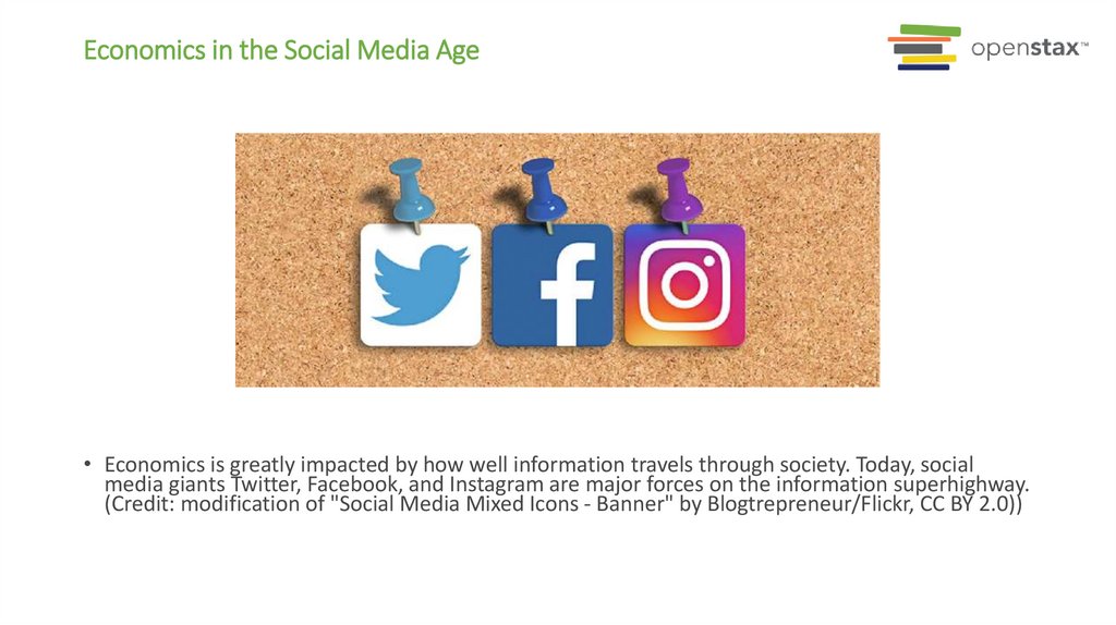 Economics in the Social Media Age