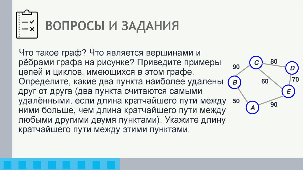 ВОПРОСЫ И ЗАДАНИЯ