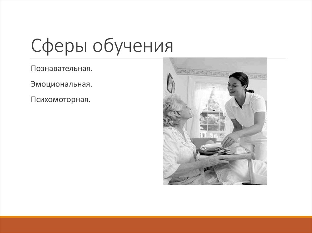 Сферы обучения