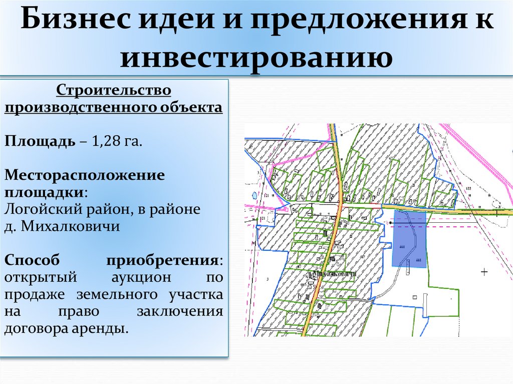 Бизнес идеи и предложения к инвестированию