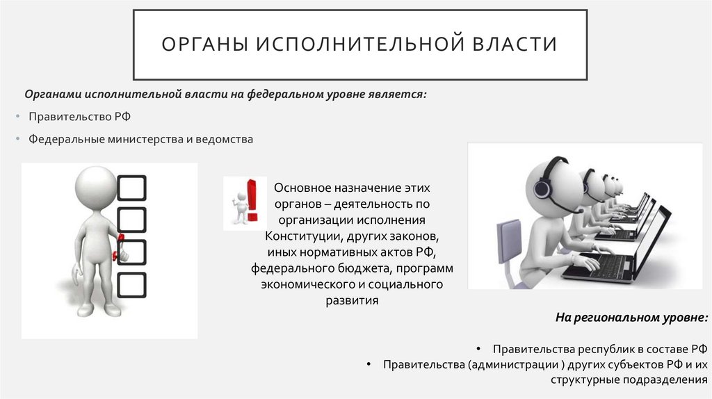 Органы исполнительной власти