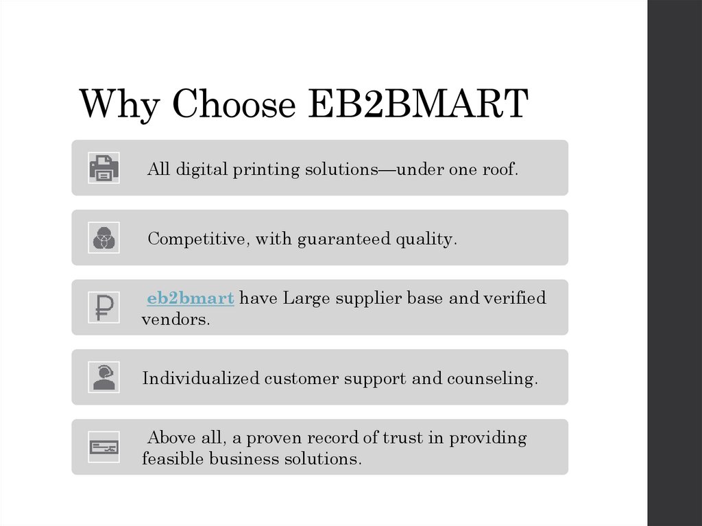 Why Choose EB2BMART