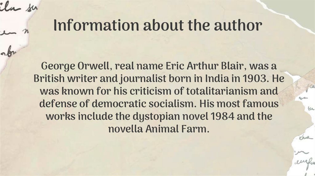 Information about the author