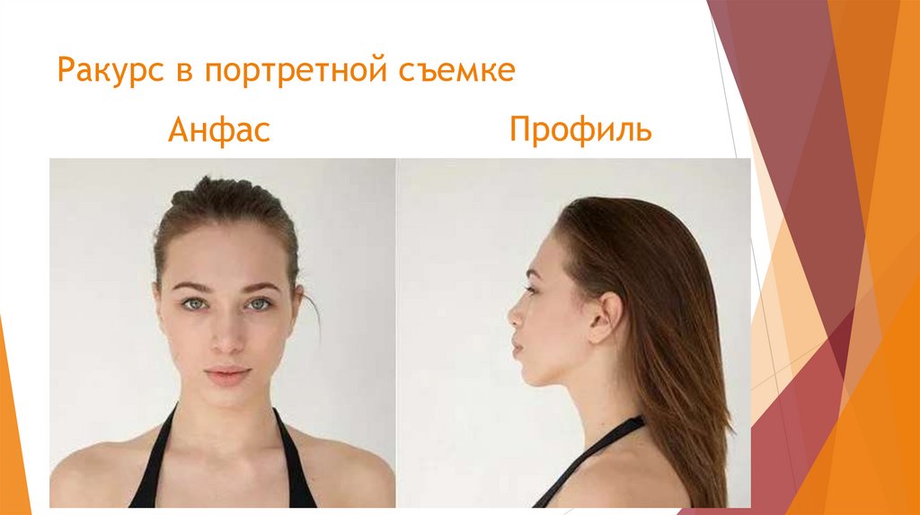 Ракурс в портретной съемке