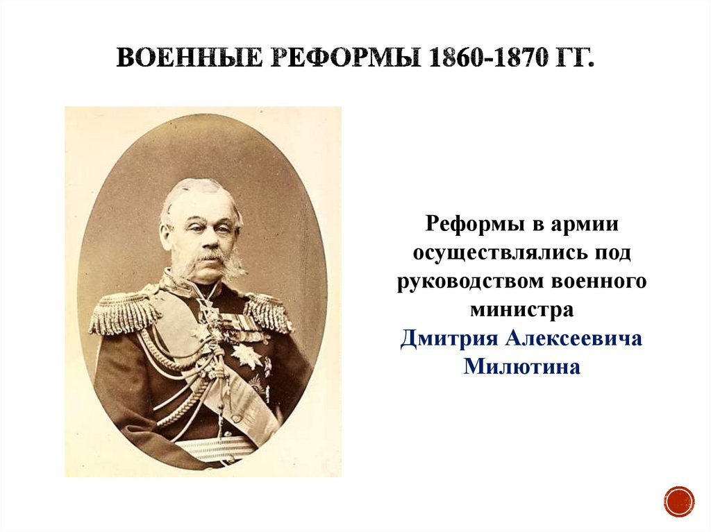 Военные реформы 1860-1870 гг.