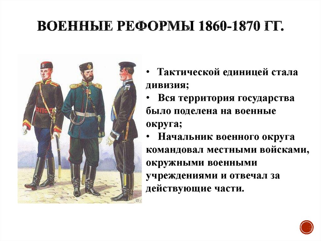 Военные реформы 1860-1870 гг.