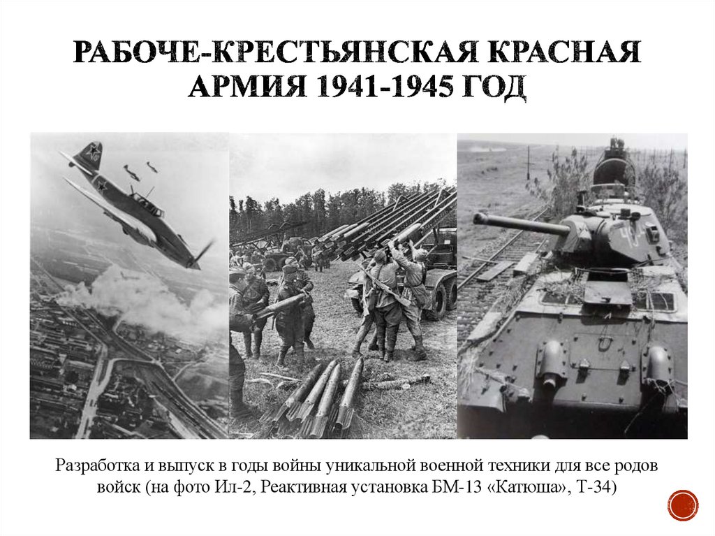 Рабоче-крестьянская Красная Армия 1941-1945 год