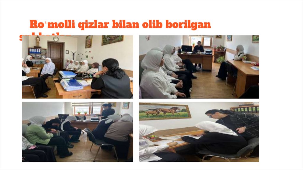 Ro‘molli qizlar bilan olib borilgan suhbatlar