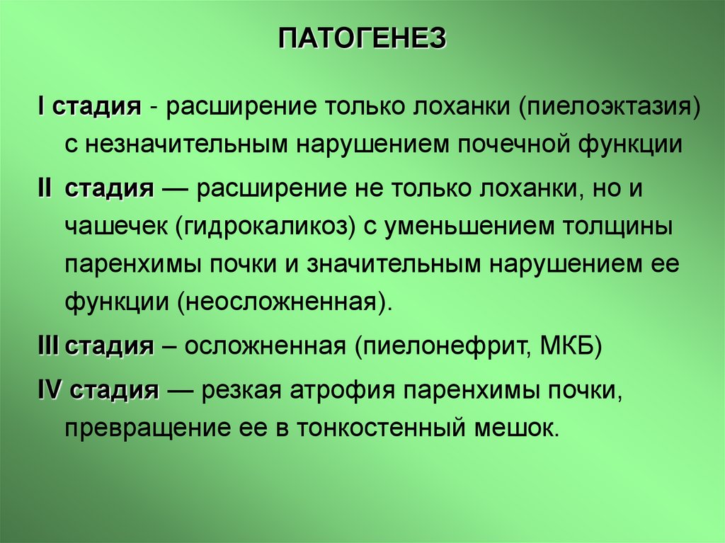 ПАТОГЕНЕЗ