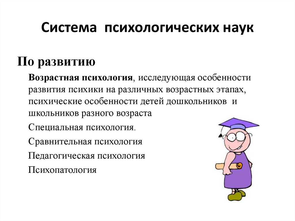 Система психологических наук