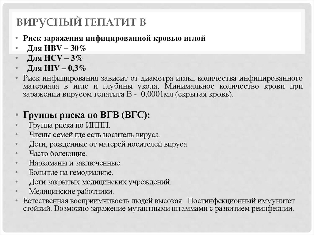 Вирусный гепатит в