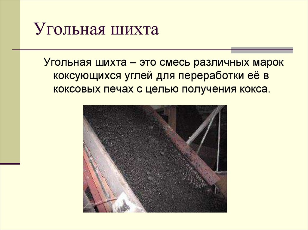 Угольная шихта