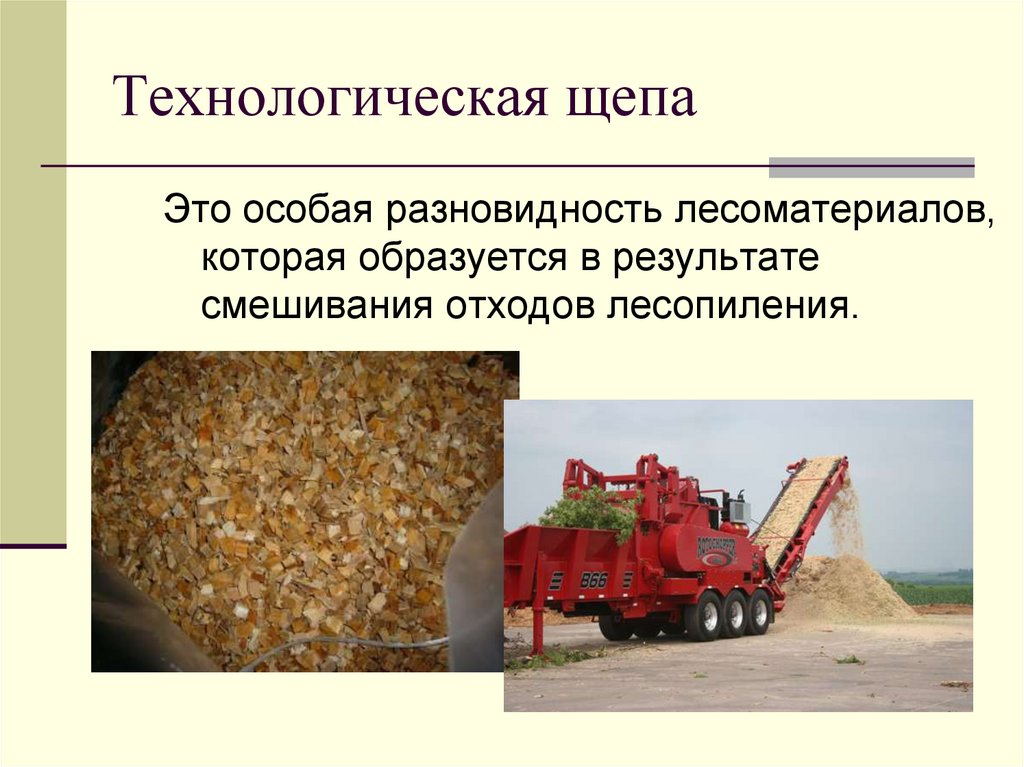 Технологическая щепа