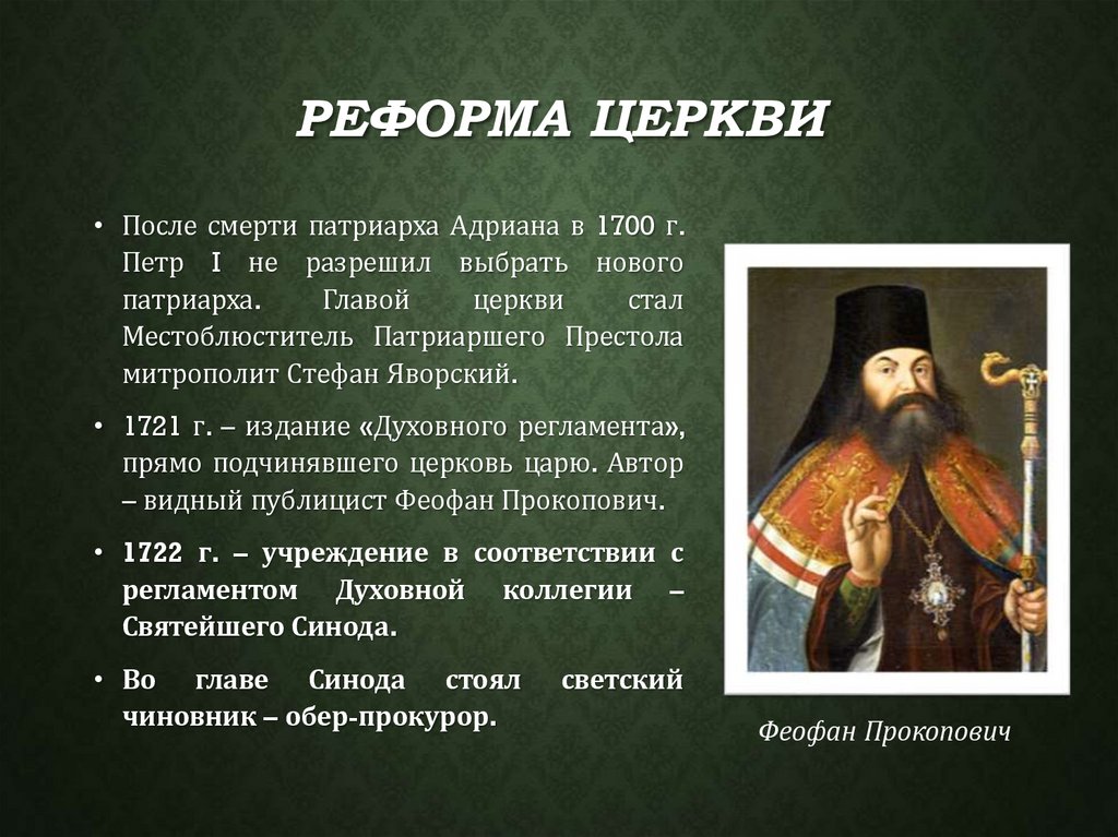 Реформа церкви