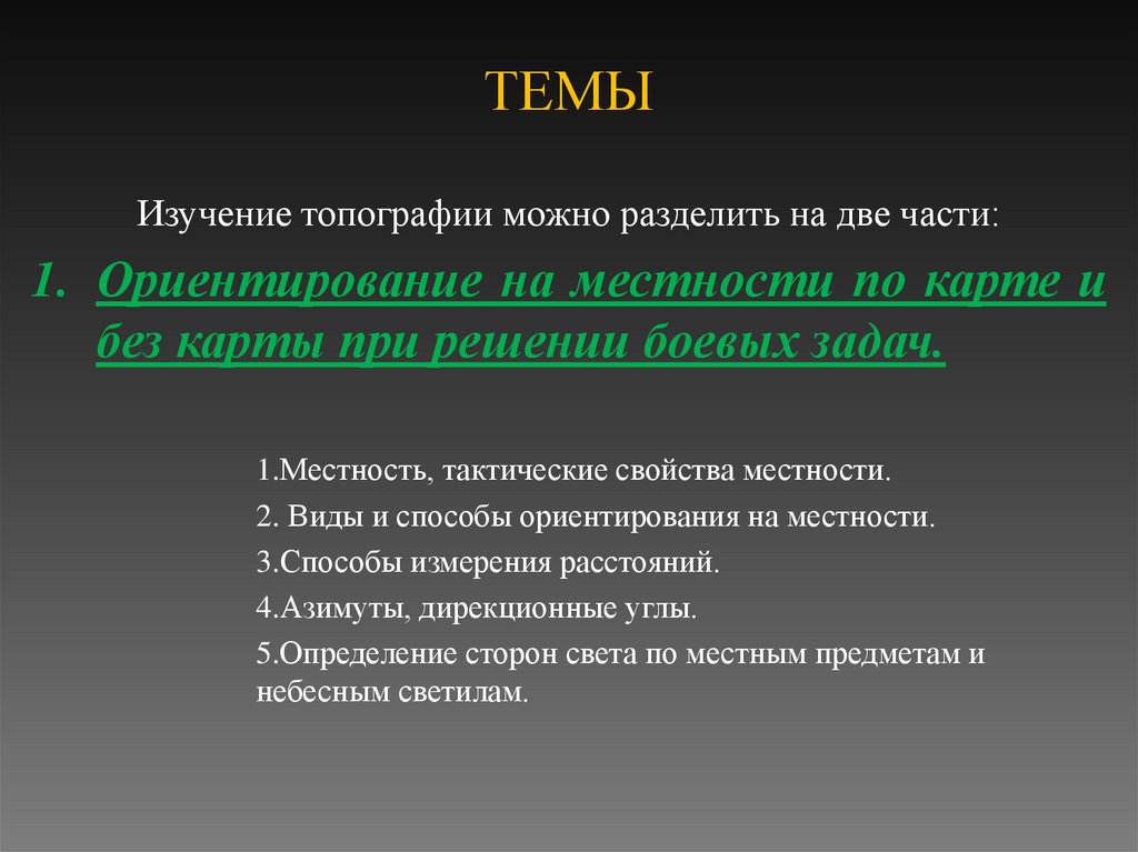 ТЕМЫ