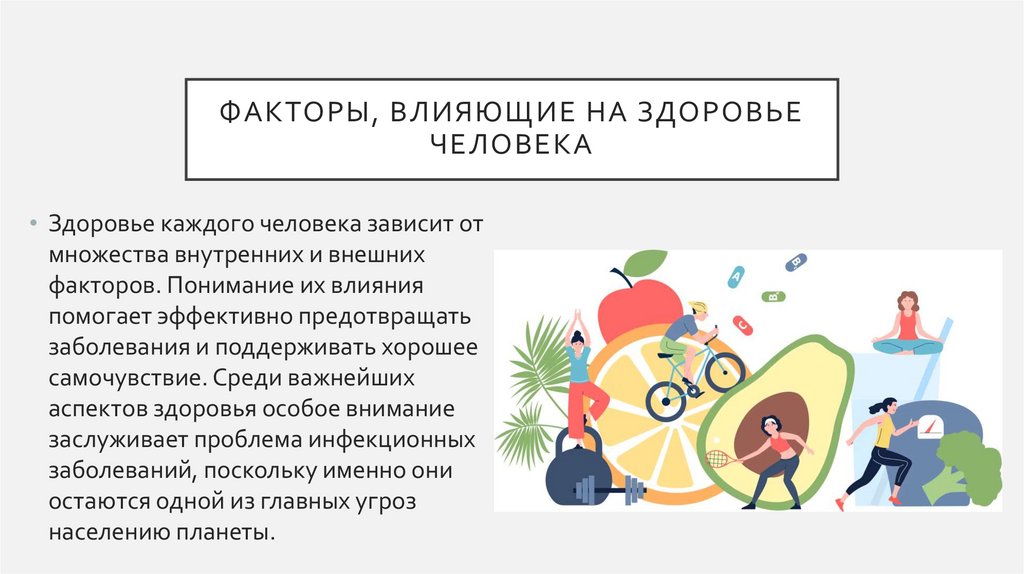 факторы, влияющие на здоровье человека