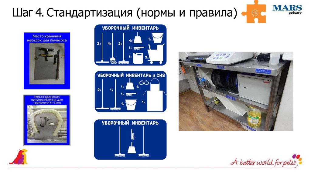 Шаг 4. Стандартизация (нормы и правила)