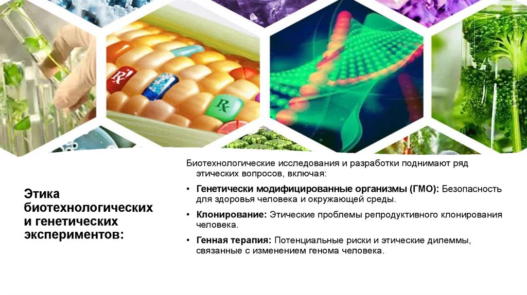 Этика биотехнологических и генетических экспериментов: