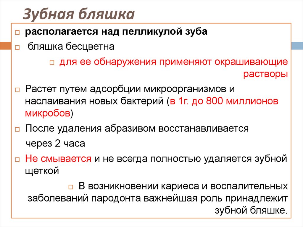 Зубная бляшка