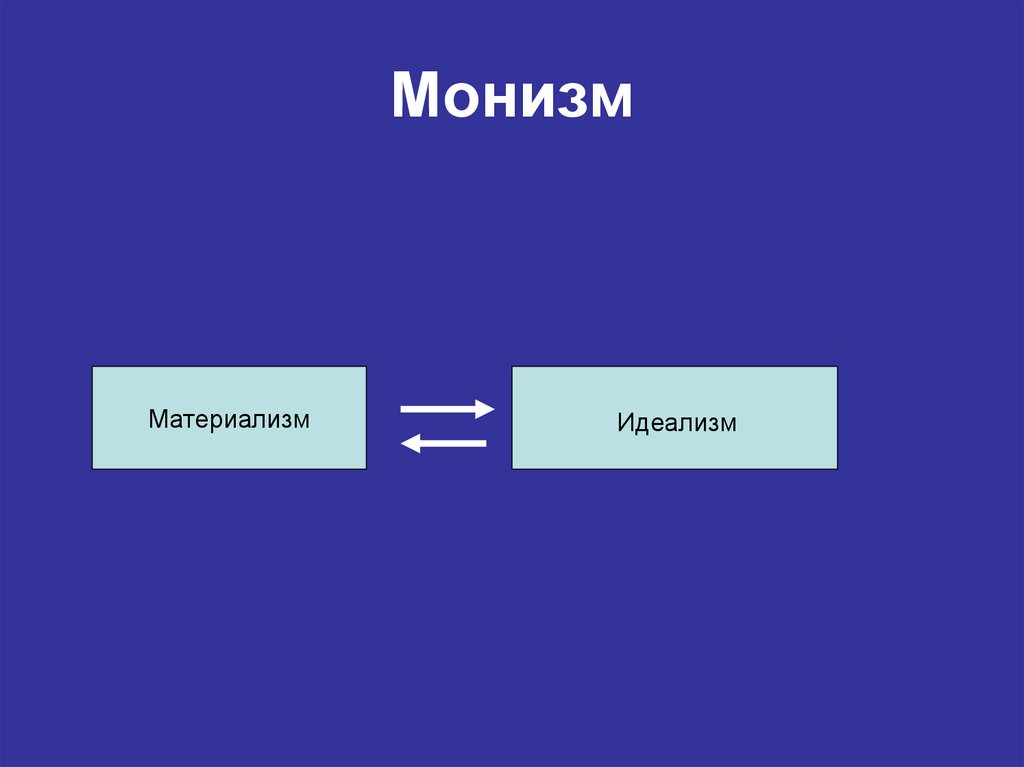 Монизм