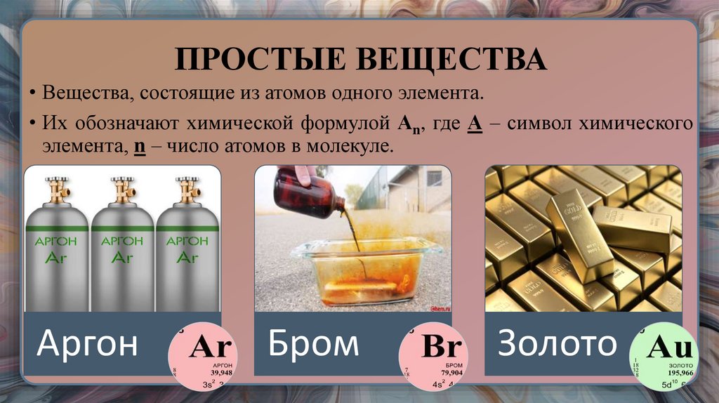 ПРОСТЫЕ ВЕЩЕСТВА