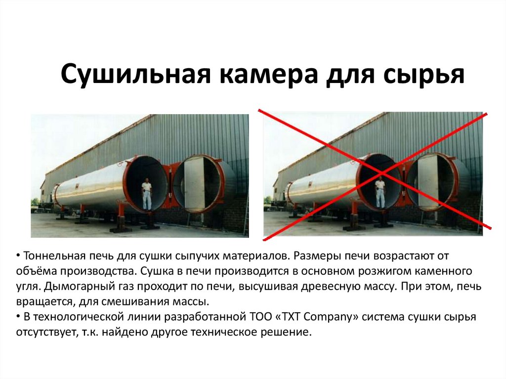 Сушильная камера для сырья