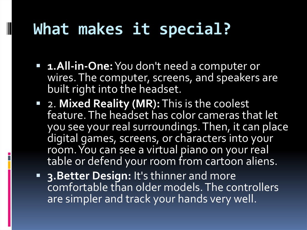 What makes it special?