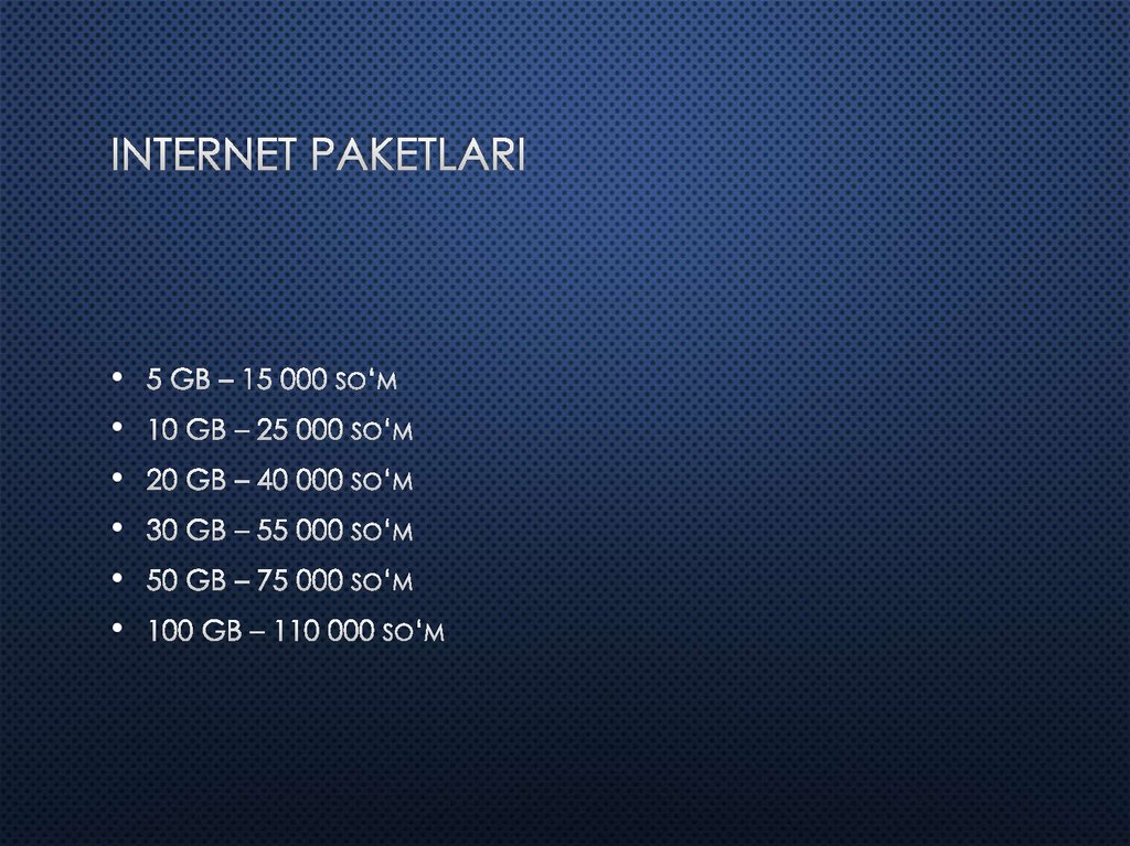 Internet paketlari