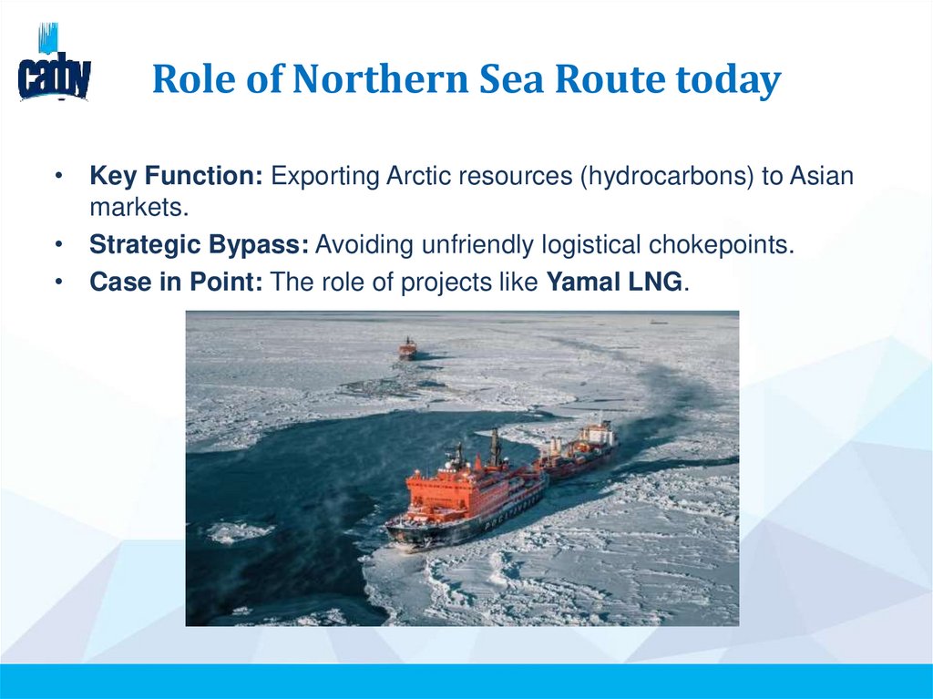 Role of Northern Sea Route today