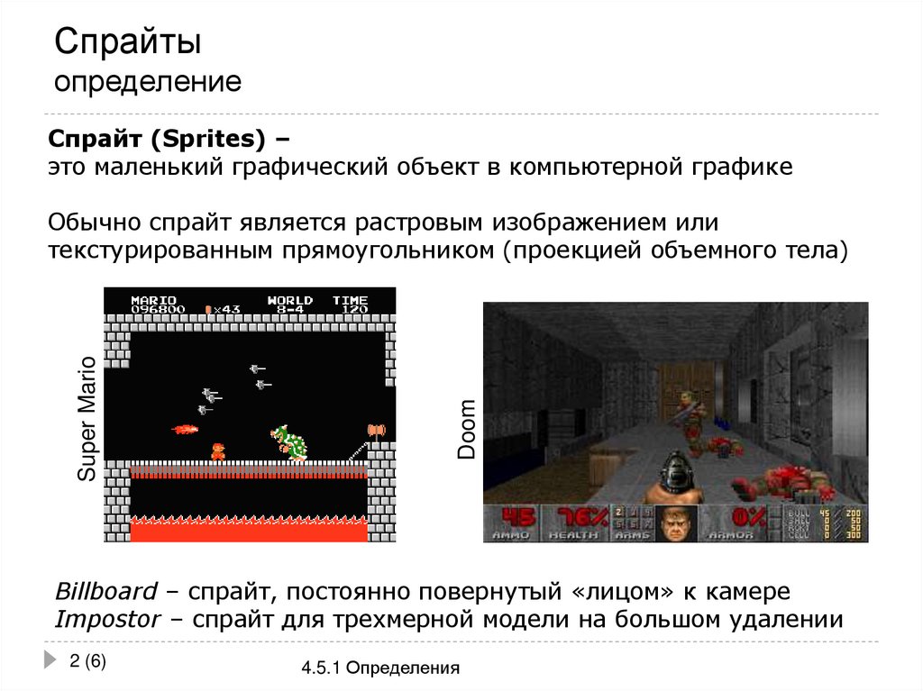 Спрайты определение