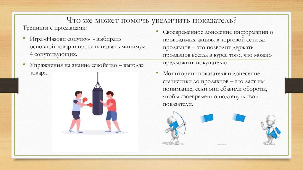 Что же может помочь увеличить показатель?