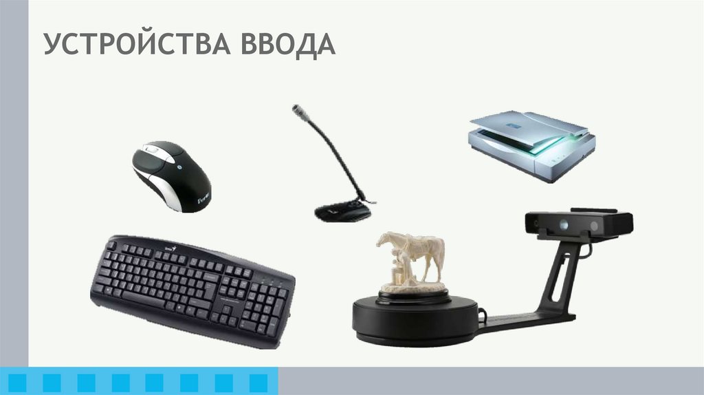 УСТРОЙСТВА ВВОДА