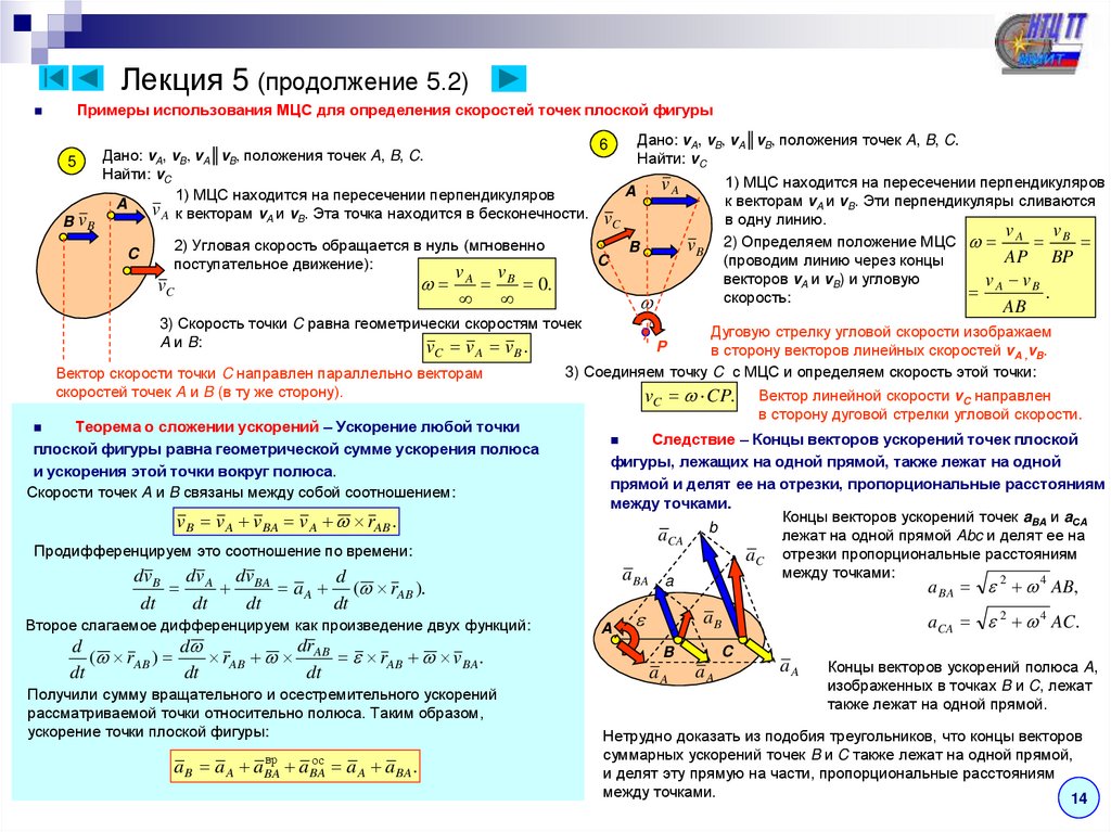 Лекция 5 (продолжение 5.2)