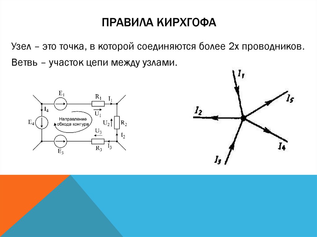 Правила кирхгофа