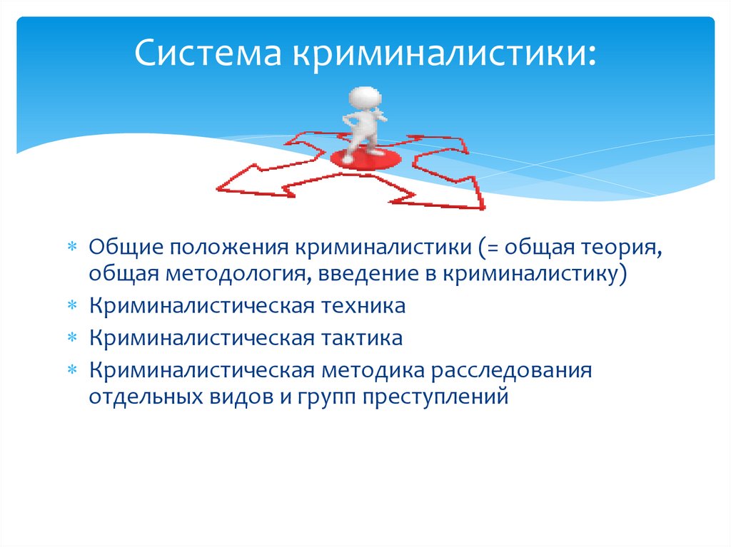 Система криминалистики: