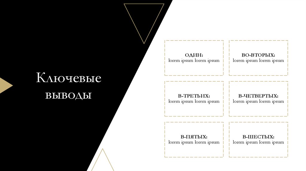 Ключевые выводы