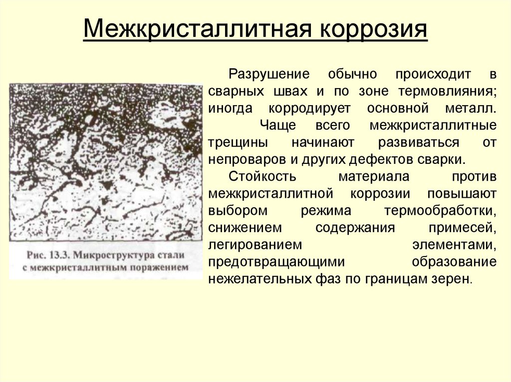 Межкристаллитная коррозия