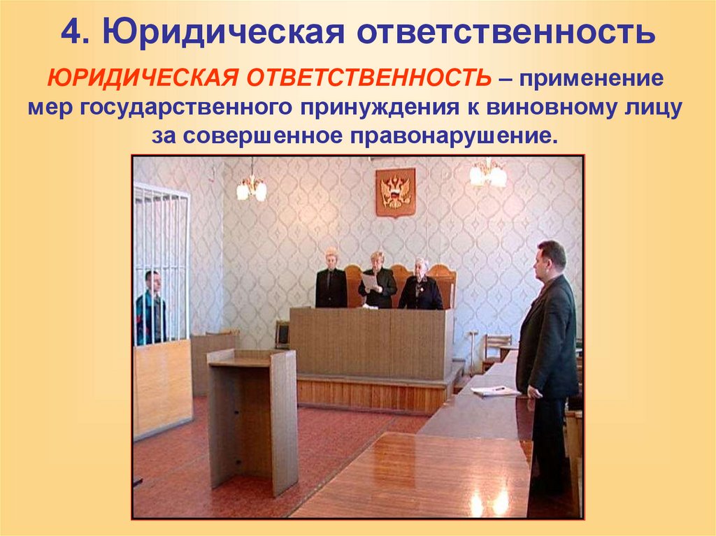 4. Юридическая ответственность