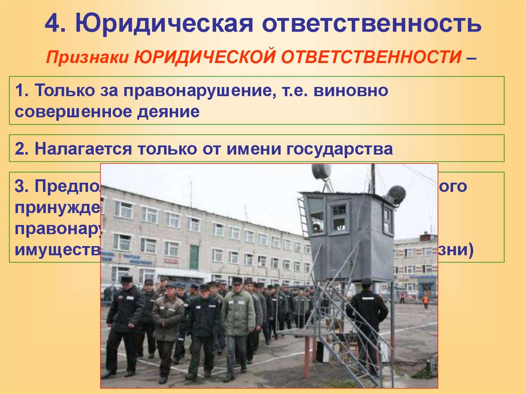 4. Юридическая ответственность