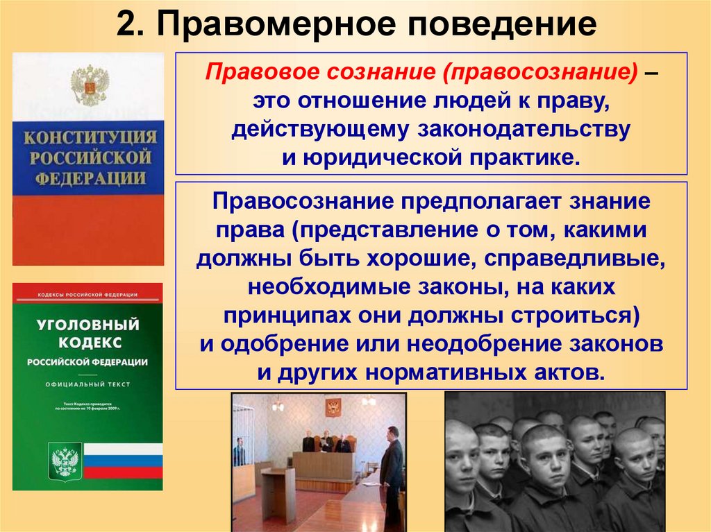 2. Правомерное поведение