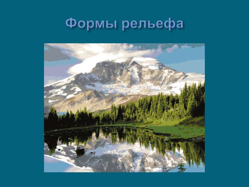 Формы рельефа