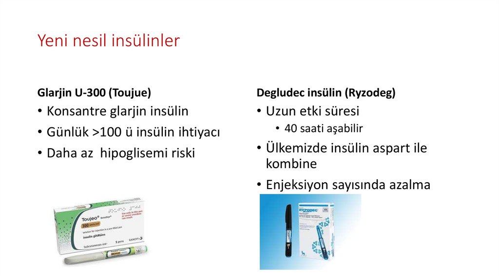 Diyabette insulin tedavisi