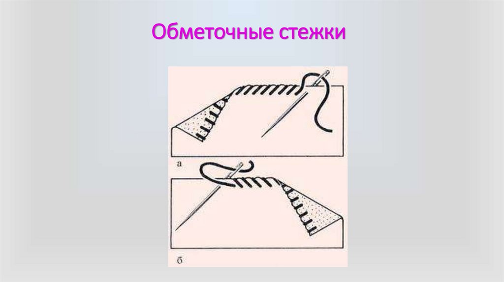 Обметочные стежки