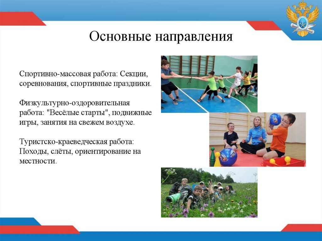 Основные направления