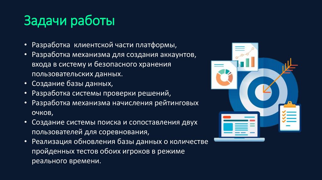 Задачи работы